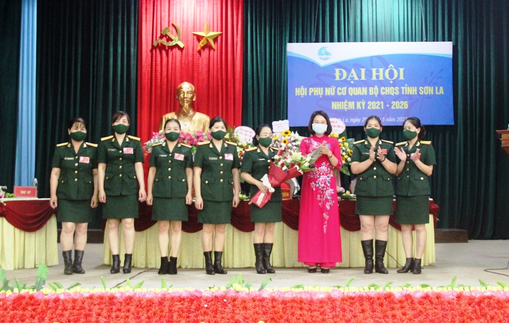 Đại hội Hội Phụ nữ cơ quan Bộ CHQS tỉnh Sơn La nhiệm kỳ 2021-2026